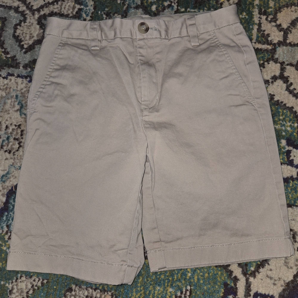 Vineyard Vines Boy's Light Gray Flat Front Shorts